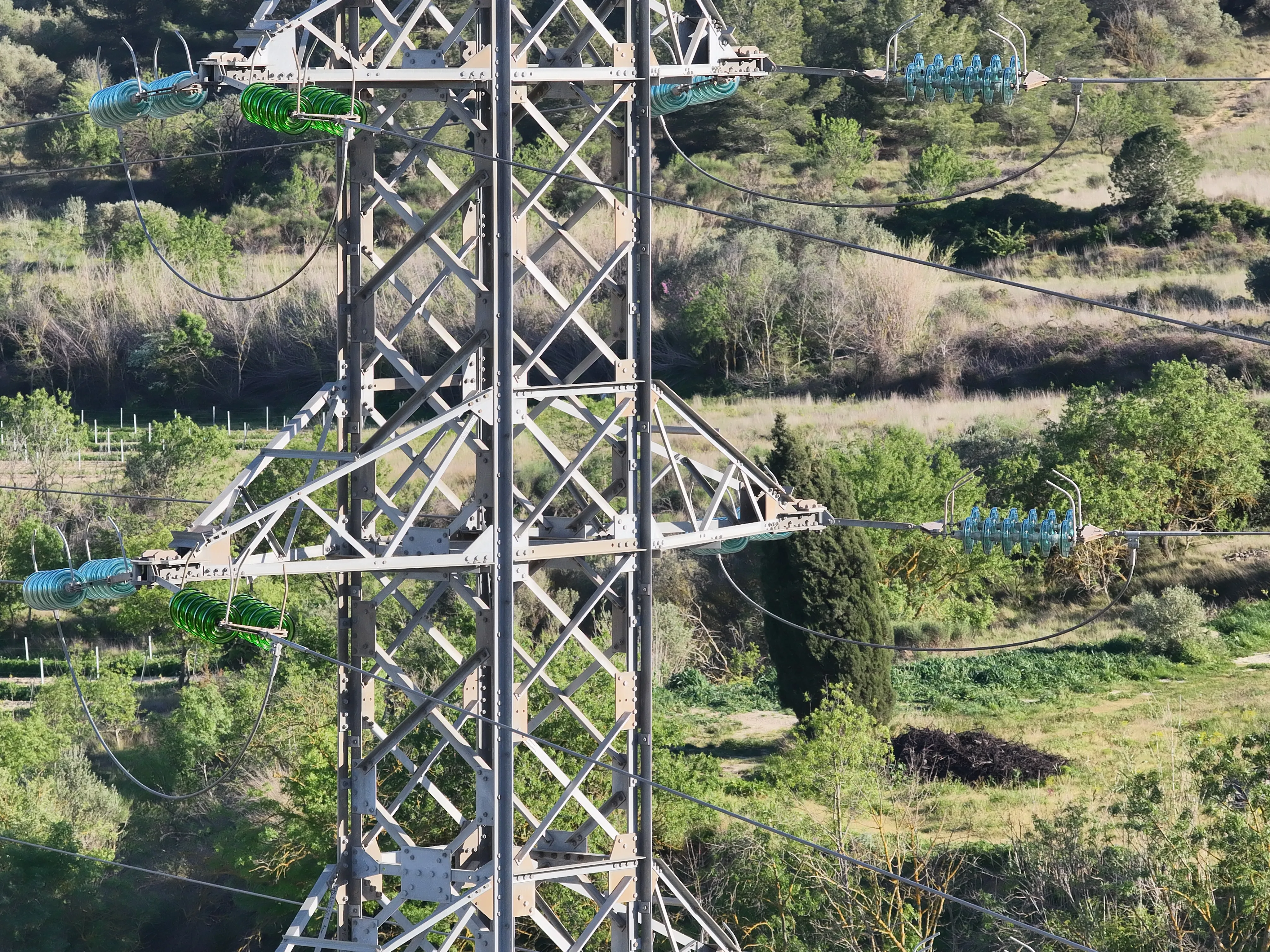 Pylône électrique Occitanie